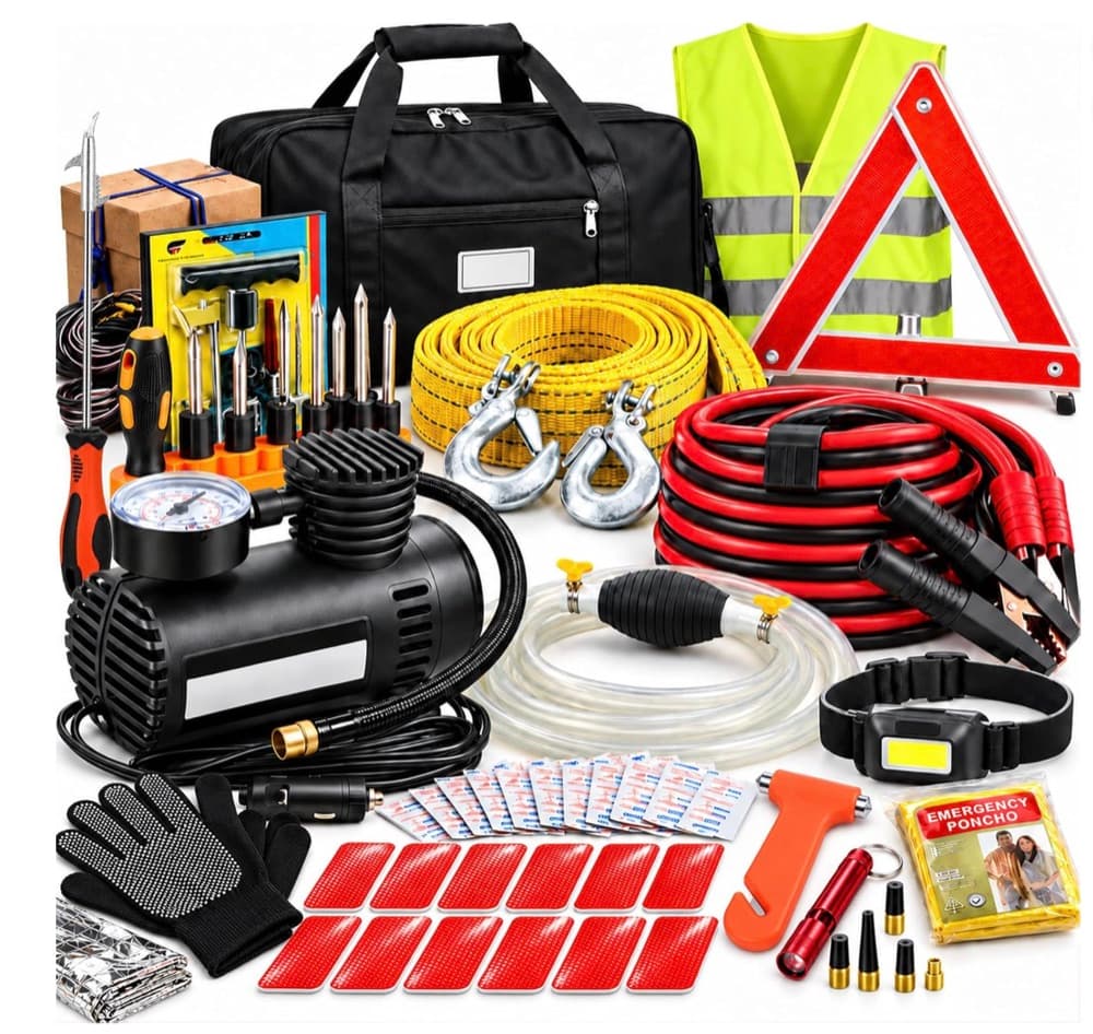 Roadside emergency kit
